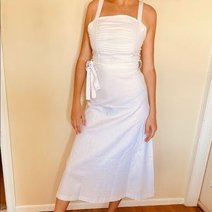 White linen dress brand new